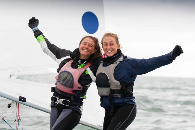 Cropley-Baker (420) - 2015 RYA ISAF Youth Worlds Selection Event &copy;  Paul Wyeth / RYA http://www.rya.org.uk